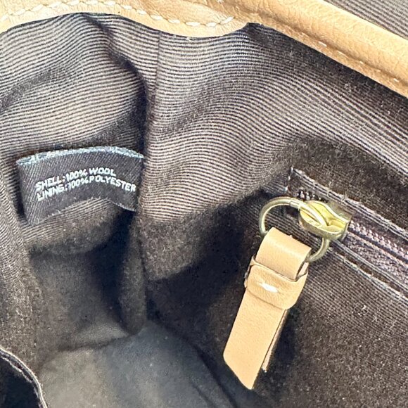 COACH Hamptons Tattersall Turnlock Convertible Bag Wool Y2K - Picture 9 of 14